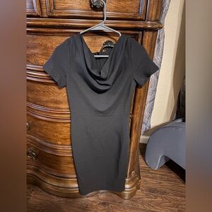 Veljie Chic Black Cowl Neck Dress NWT